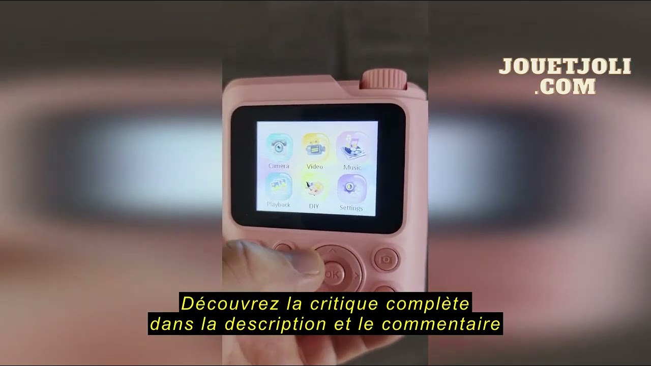 Avis sur la Gofunly Appareil Photo Instantané Enfants, 1080P Appareil Photo Numérique Enfant & Camér