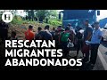 Instituto Nacional de Migración rescata a 407 migrantes abandonados en carretera de Veracruz