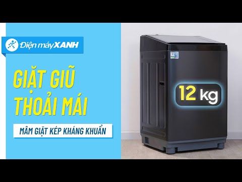 Video Máy giặt Aqua 12 kg: mâm giặt kép kháng khuẩn, giặt... - youtube