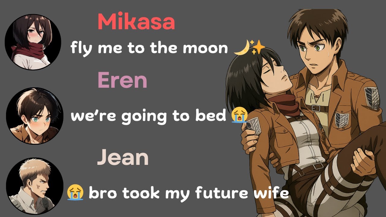 Mikasa Takes Hange’s Drug and Goes Wild in AOT Chat 😂💊