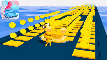 Stack Colors Run - Stack Colors Walkthrough Gameplay - All Levels Unlocked - Android Ios Gameplay