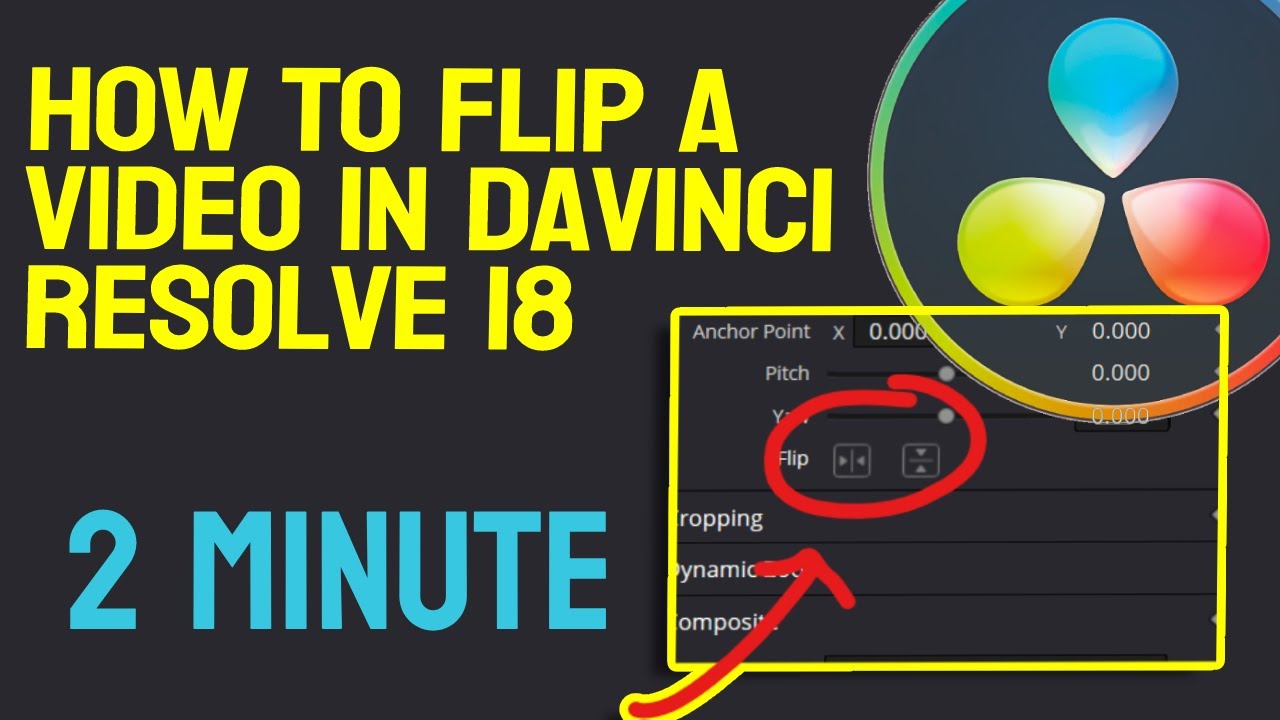 How To Flip A Video In Davinci Resolve 18 YouTube