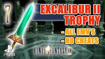 Final Fantasy 9 - EXCALIBUR II SpeedRun - NO CHEATS - ALL FMV