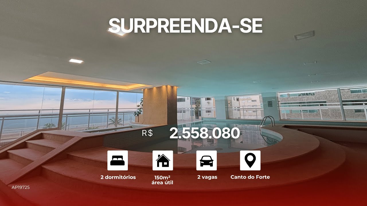 Apartamento Sofisticado à Venda em Praia Grande | Vista Mar, Hidromassagem e 3 Vagas!