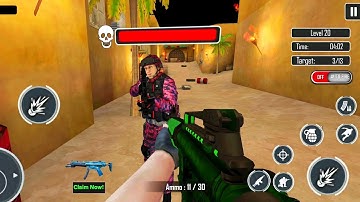 Fps Shooting Commando Game: Free Shooting Games Android Gameplay #3
