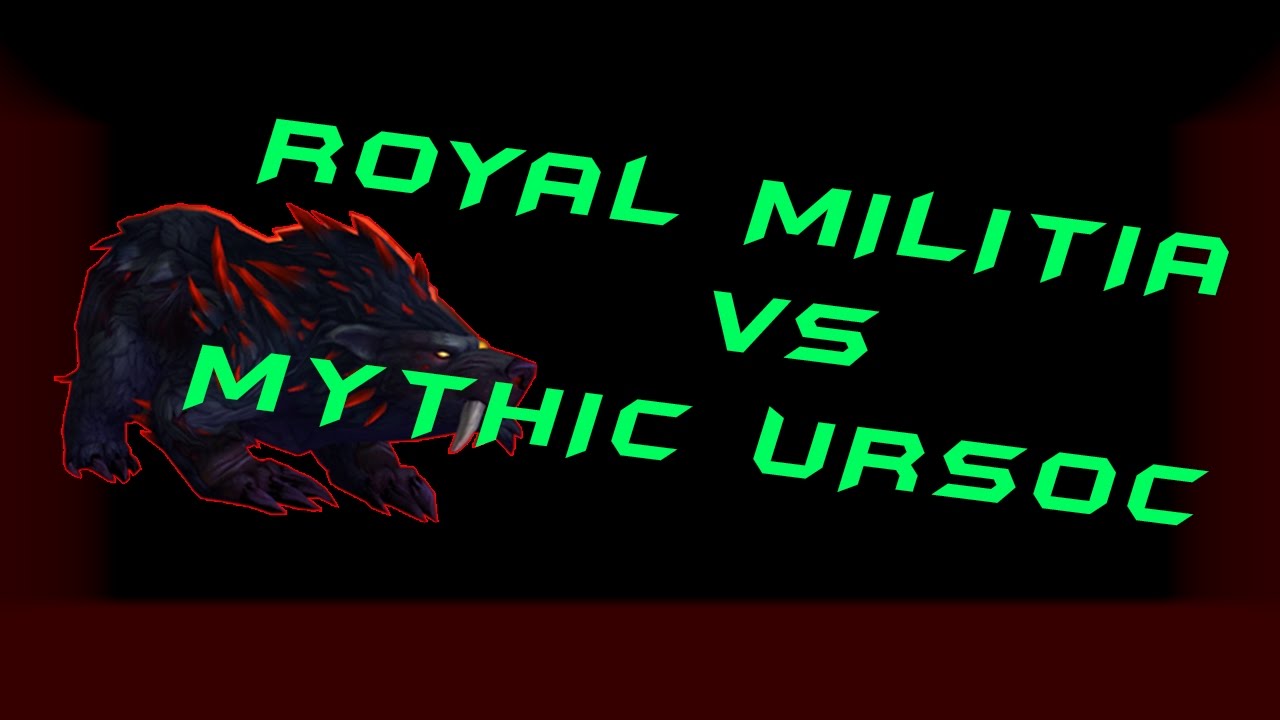 Royal Militia vs. Mythic Ursoc - Demonology Warlock
