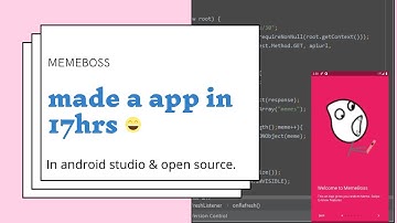 meme app  in the android studio [github & apk link in description]