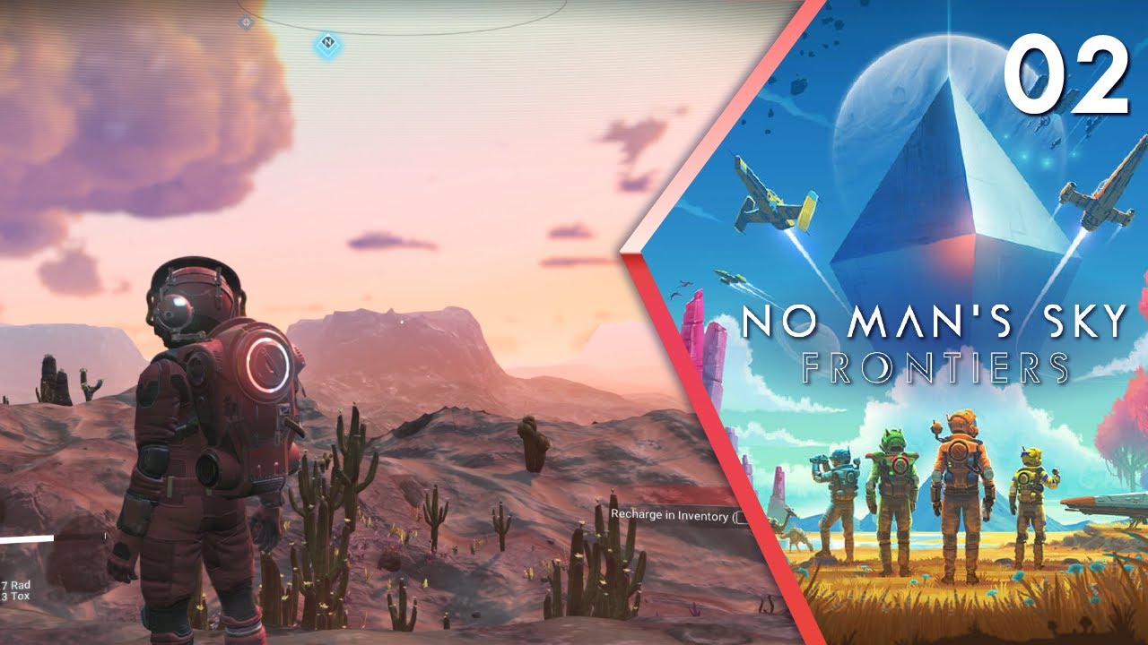 No Man's Sky Frontiers - New Player Experience // To a New Planet! Base Building! // Episode 2