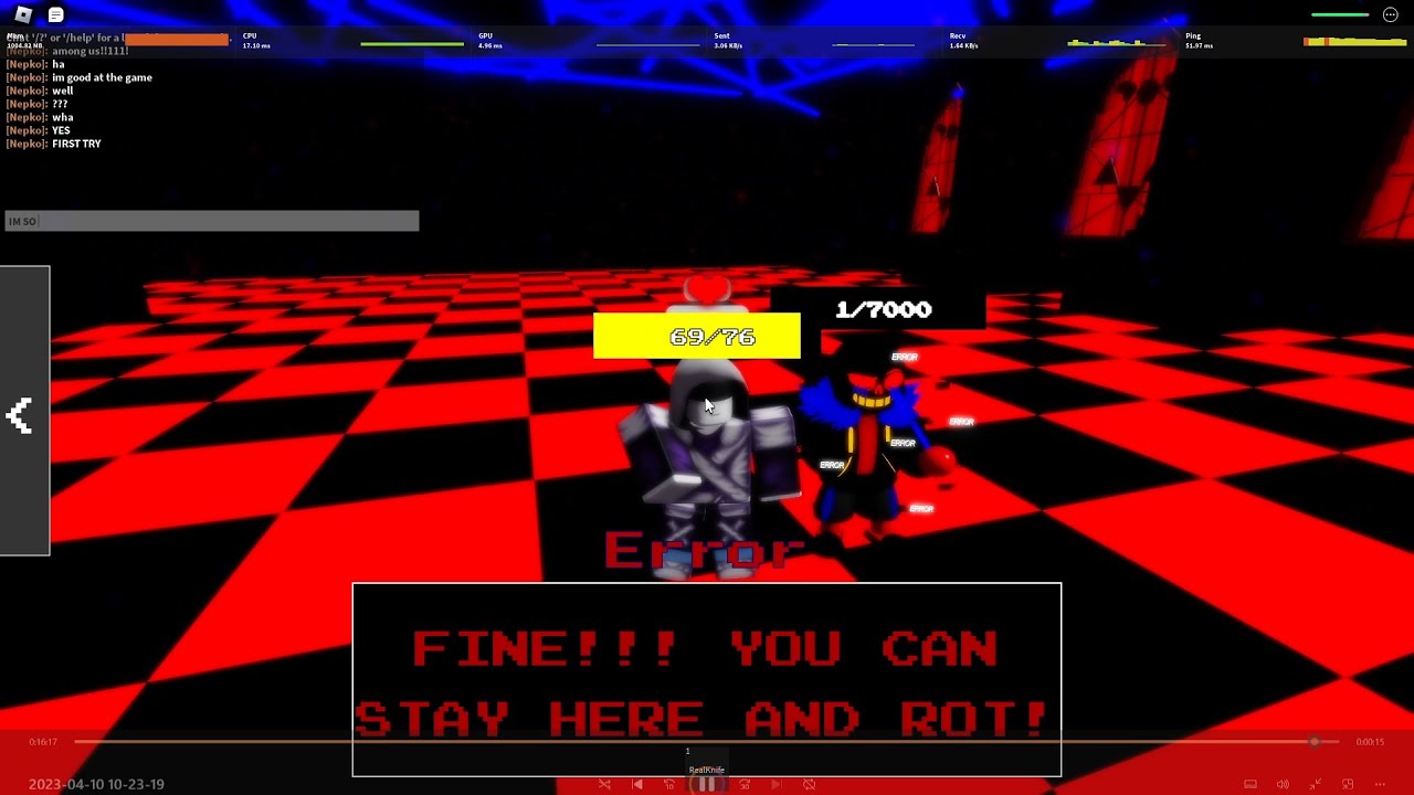 Horror! Sans, Undertale: Judgement Day (Roblox) Wiki