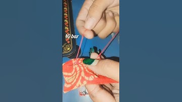 blouse hook loop stitch //blouse hook loop stitch easy trick#vairal #shorts