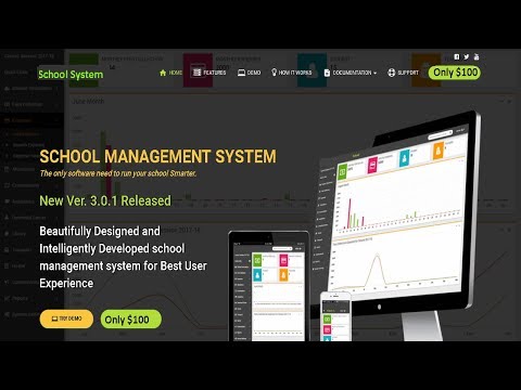 School And College Management System For Sale 100$ Demo In Description
