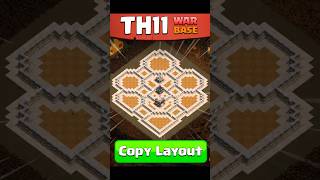 This TH11 War Base Stops Everything 😳