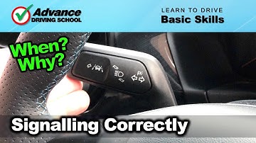 Signalling / Indicating Correctly  |  Basic Driving Skills