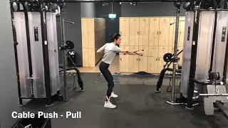 Cable Push - Pull / Atletik Performans