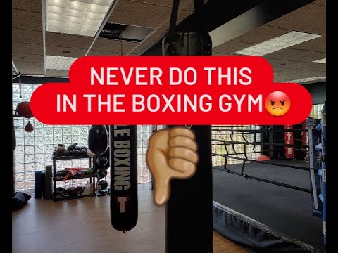 Planet Fitness Houston - WHAT NOT TO DO IN A BOXING GYM (BEGINNERS)‼️