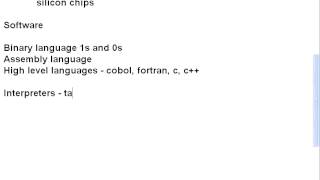 Very Basics of Software Part 7 Latest developments