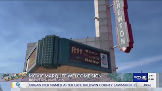 The Story Of The Ritz Movie Theatre Sign In Brewton
