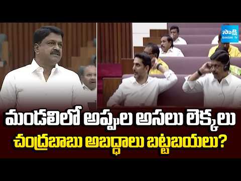 Minister Payyavula Exposes Chandrababu Debt Figures in Council || TDP vs YSRCP Debate | @SakshiTV - SAKSHITV