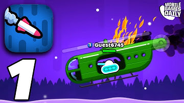 ROCKET BOT ROYALE - Online Multiplayer Destruction - Gameplay Part 1 (iOS, Android)