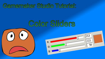 Gamemaker Studio Tutorial - Color Sliders