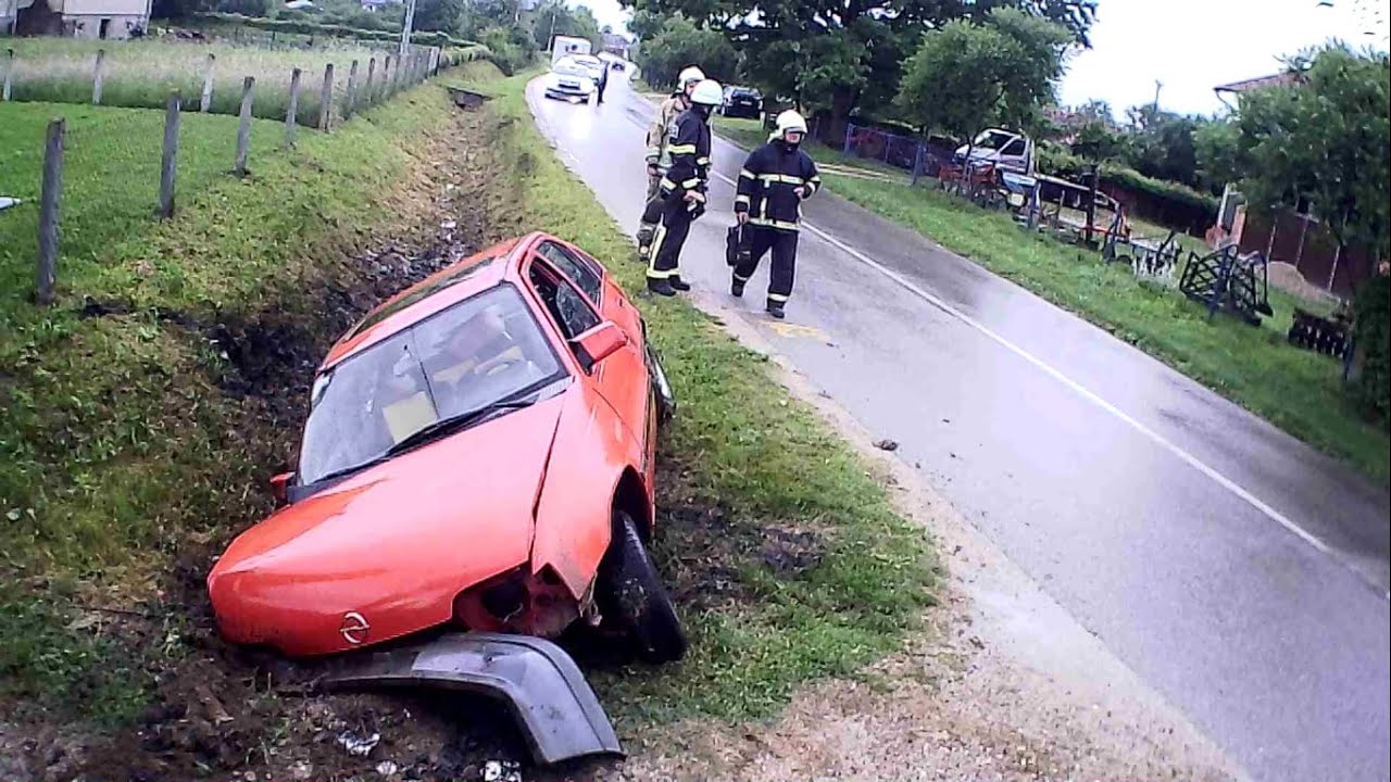 Saobraćajna nezgoda + požar kombija - Vatrogasci Prijedor, 21./24.05.2024.