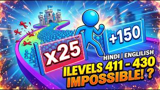 Count Masters Level 411 to 430 Gameplay Walkthrough | Stickman Crowd Clash screenshot 2
