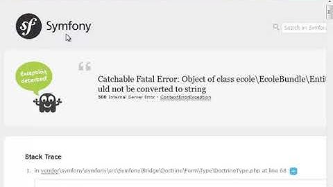 generate crud symfony