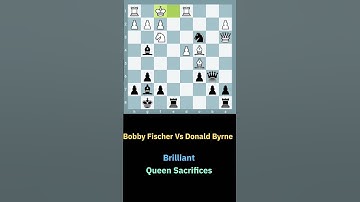 "Bobby Fischer’s Brilliant Sacrifice"#Chess #ChessShorts #Checkmate #ChessTr