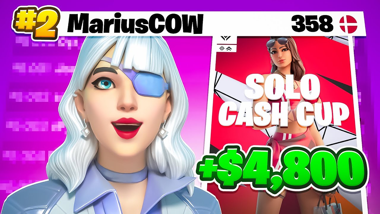2nd Place Solo Cash Cup Finals ($4,800) 🥈
