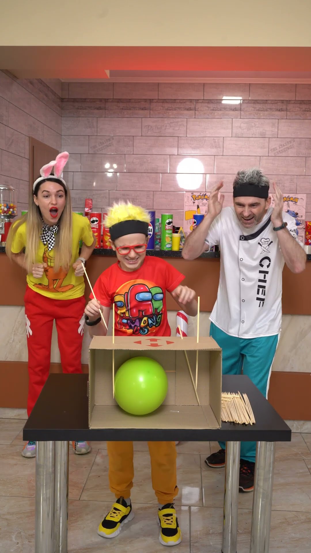 Balloon challenge?Who will pop it??