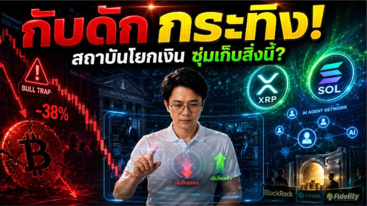 ⁣เตือนภัยขั้นสุด! Bitcoin เสี่ยงดิ่ง 38% กับดักกระทิงซ้ำรอย... แต่ทำไม XRP สถาบันกลับแอบช้อน?
