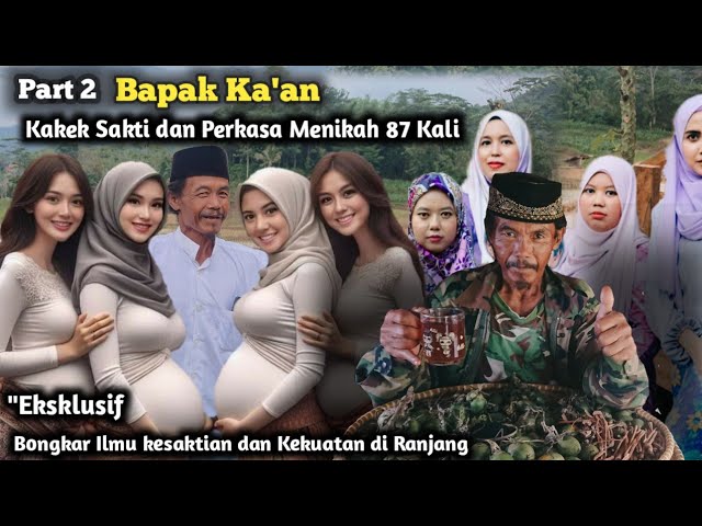 Part 2‼️Kakek Sakti dan Perkasa Menikah 87 Kali Bongkar rahasia ilmu Kesaktian & kekuatan di Ranjang class=