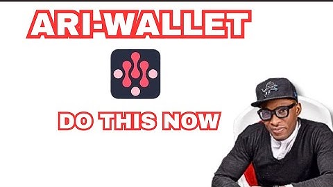 🚨URGENT ARI- WALLET; DO THIS NOW 