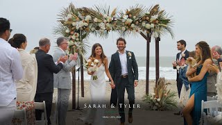 Sarah + Tyler Wedding Teaser | Events By Rincon | Beach Wedding