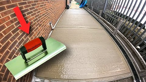 How To Use A Marshalltown Edging Trowel