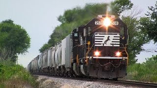 NS 2538 East - an SD70 - by Charter Grove, Illinois on 8-12-2014