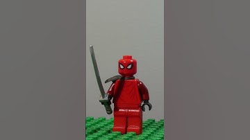 LEGO Deadpool Tests 😮 Stop Motion #shorts