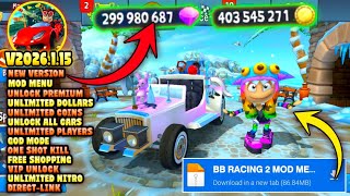 UPDATE!! Beach Buggy Racing 2 Mod Apk Terbaru 2026 v2026.01.15 Unlimited Money & Unlock All Cars