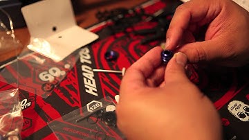 How to Build an X Factory SCX-60 CF RC Car Part 25 Building the Front Kyosho Shocks