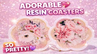 👉 Beautiful Boho Resin Coasters ✨ | DIY Epoxy Art You’ll Love! @LETSRESIN