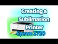 How to Set Up a Sublimation Printer from a Regular Printer - Epson 2720 - Adding Sublimation Ink