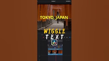 Wiggle text effect in DaVinci Resolve