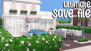 The CUTEST and BIGGEST LORE-Filled Save File 🥰 | The Sims 4 Save File Review