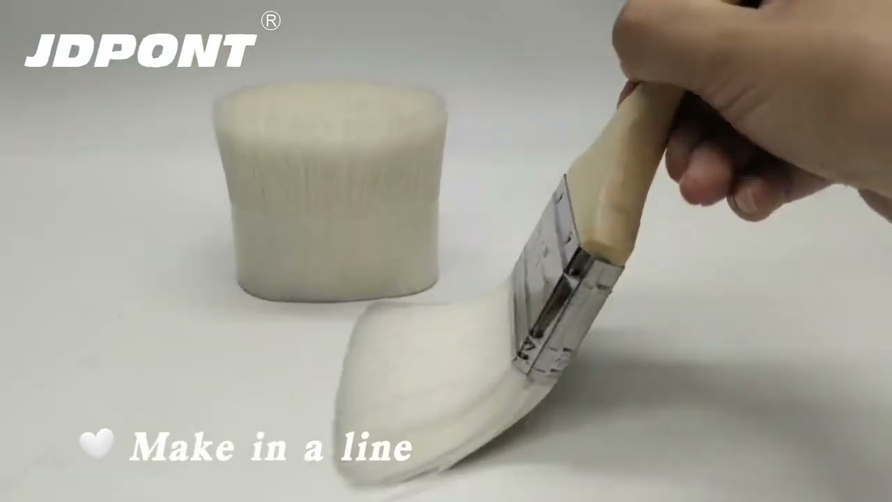 Micky white solid soft 0.10mm synthetic filament for brush