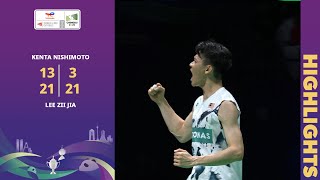 Piala Thomas 2024: Kenta Nishimoto 0-2 Lee Zii Jia | Suku Akhir | Berkumpulan Lelaki