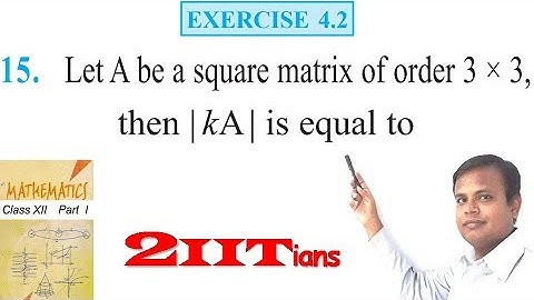 Determinants Exercise 4.2 Q 15 NCERT Class XII . | IIT JEE