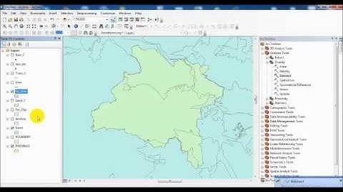การใช้ชุดคำสั่ง Geoprocessing (Clip,Batch,Intersect,Union)