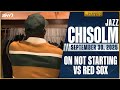 Jazz Chisolm shares if he was surprised he wasn't in the Game 1 starting lineup vs Red Sox