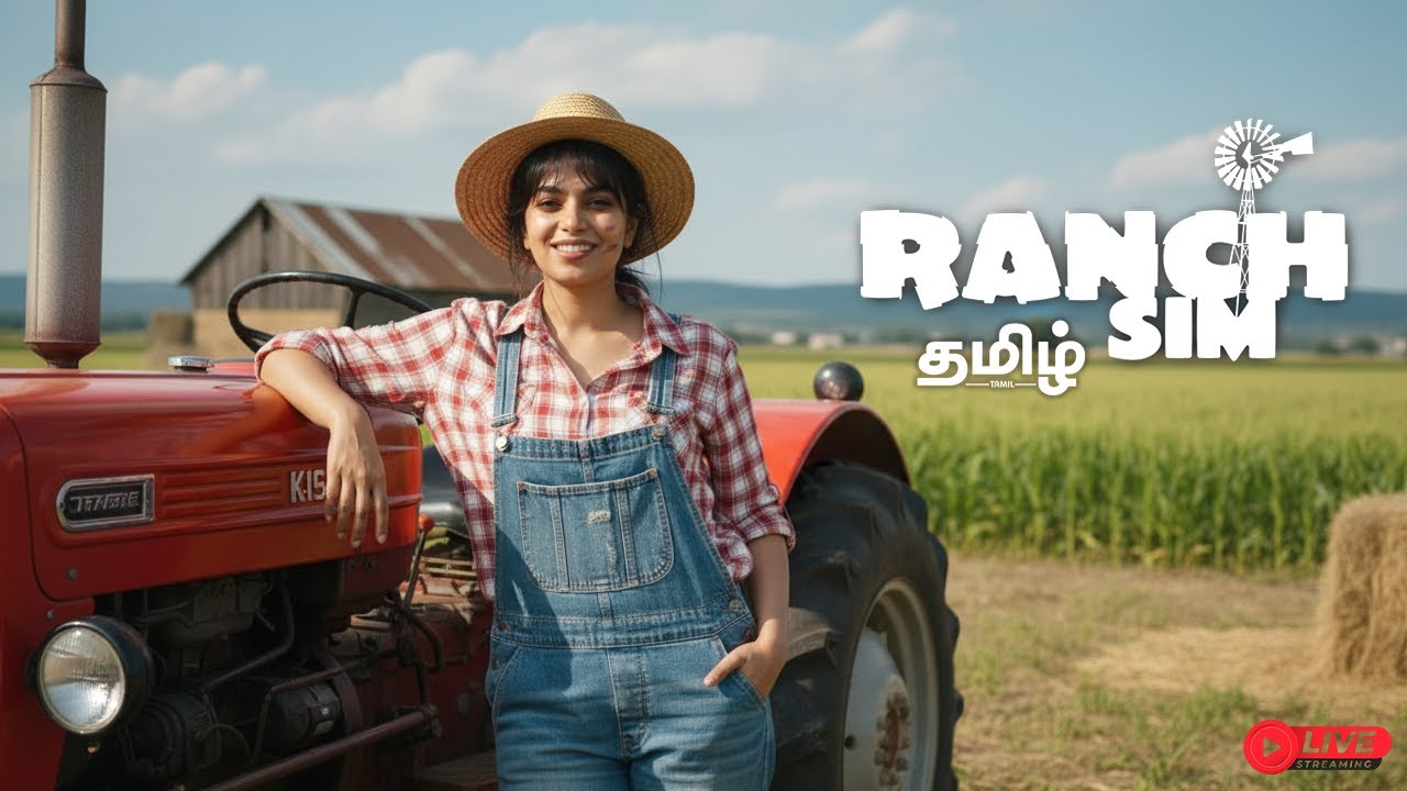 Ranch Simulator Tamil | Tamil Girl Gamer 💓|🌾Vivasayam Pannuvom Vaanga🌾