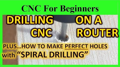Beginners *MUST KNOW* - Drilling Holes On A CNC Router, Router For Beginners, How To Tips & Tricks